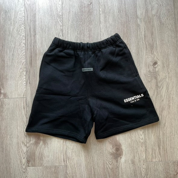 Essentials Black Shorts